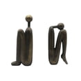 thumbnail image 3 of jifeng Thinker Bookends Book Stand Holder Decorative Bookends Desktop Home Office Resin, 3 of 9