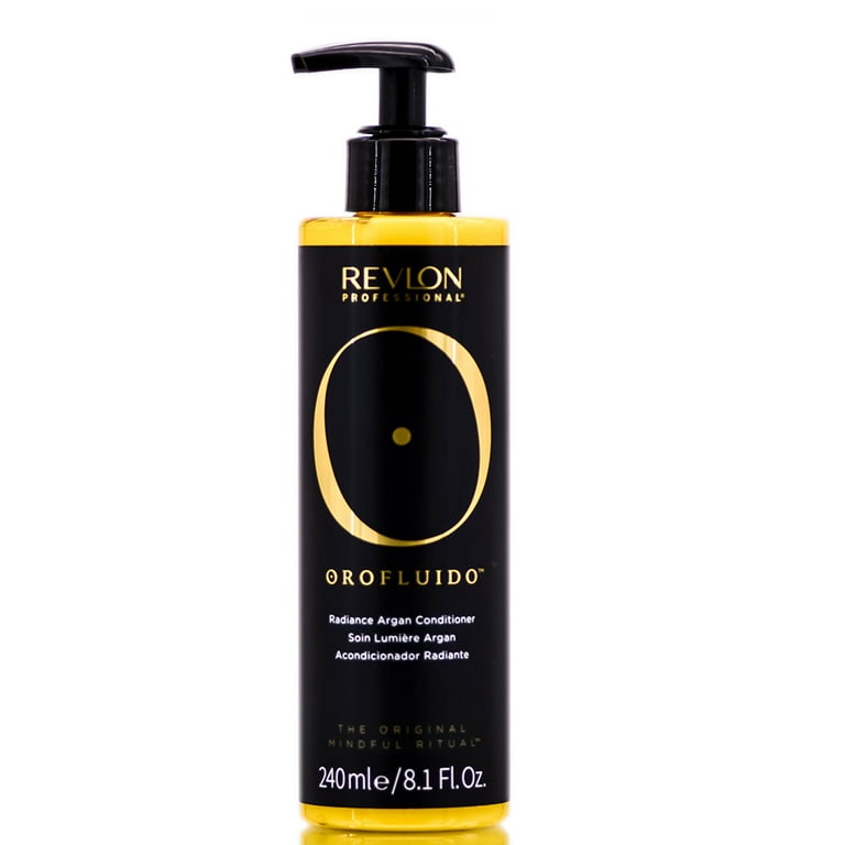8.1 oz , Revlon Professional Orofluido Radiance Argan Conditioner , Hair  Beauty Product - Pack of 1 w/ Sleek Pin Comb