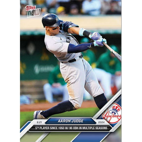 MLB 2024 NOW Baseball     Aaron Judge #733 (5th Player since 1950 W/ 90 XBH in Multiple Seasons)