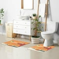 thumbnail image 6 of Yayeee Bath Rug for Bathroom Floor Non Slip Rectangle Fluffy Soft Absorbent Mat, 16"x24", Orange Glasses, 6 of 7