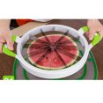 thumbnail image 2 of Rebanadora de Sandía Cortador de Melón de Acero Inoxidable Divisor de Frutas de Cocina - 30.5x20.5cm Sunnimix Satchelon Slicer, 2 of 8