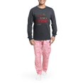 thumbnail image 5 of CafePress - Cicadas Wait Is That A Cicada Entomologist Insects - Men's Long Sleeve Charcoal Pajama Set, 5 of 7
