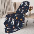 thumbnail image 3 of Sikiie Panda Astronaut Cozy Flannel Fleece Throw Blanket: Lightweight & Thick for All Seasons - Perfect for Women, Men, & Kids"50"x40", 3 of 6