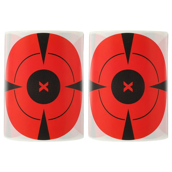 GOOHOCHY SelfAdhesive Splatter Targets for Home Use 2 Rolls Durable ABS Circle Stickers