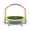 GREEN, variant on CLORIS 38in Folding Trampoline - Max Load 220lbs Rebounder Fitness Trampoline with Adjustable Foam Handle, with safty Padded Cover Best Gift