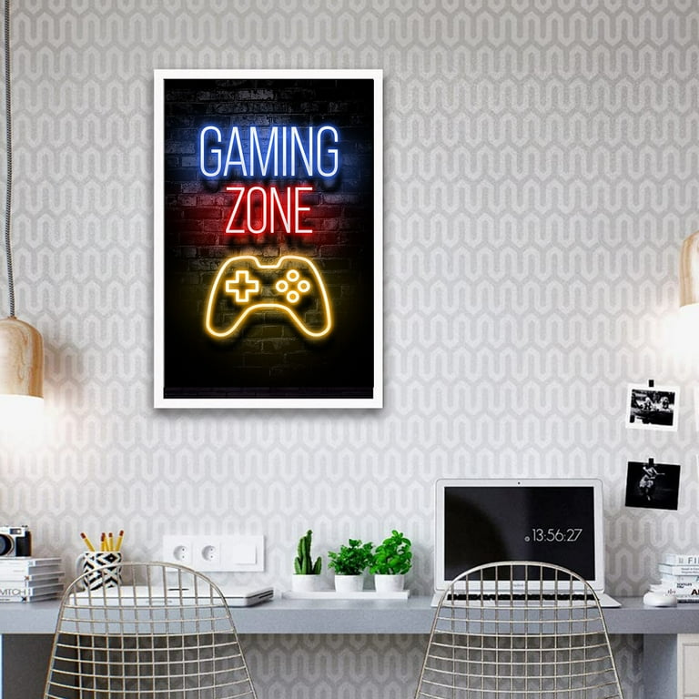 Gamer Room Decor, Custom Name, Gaming Zone, Gamer Room Sign, Gamer