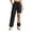 Black, variant on Hiking Pants for Women Convertible Zip Off Waterproof Quick Dry Lightweight Women's Rain Pants