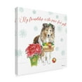 thumbnail image 2 of Trademark Fine Art 'Holiday Paws III' Canvas Art by Beth Grove, 2 of 4