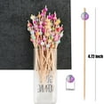 thumbnail image 2 of 100-Pack Cocktail Sticks, Colorful Wooden Toothpicks Cocktail Picks for Party Appetizers - 4.72 inch, 2 of 5