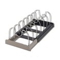 thumbnail image 1 of Wosthever Estante de almacenamiento para sartenes, organizador de tapa de olla de acero inoxidable, soporte de drenaje ajustable, estante de secado, Organizadores de utensilios de cocina Wosthever HA008954-00B, 1 of 6