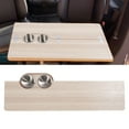 thumbnail image 3 of Rectangular RV Table Top Foldable Boat Marine Table Top 31.49x15.74 Inches with 2 Stainless Steel Cup Holders for RV Motorhomes Boats Yachts, 3 of 7