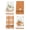 OrangeWhite, variant on Sm:)e Blue Pumpkin Autumn Fall Thanksgiving Kitchen Dish Towels Set of 4, 18 x 26 Inch
