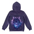 thumbnail image 5 of Pzuqiu Cat Girls Sweaters Comfortable Warm Girls Sweatshirts Size 4-5 Stretchy Casual Hooded Sweatshirt Kids Soft Fall Outerwear Versatile for Kids and Toddlers, 5 of 7