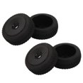 thumbnail image 1 of 4pcs RC Rubber Tires, Strong Grip High Abrasion Resistance Flexible 17mm Wheels For Redcat, 1 of 8