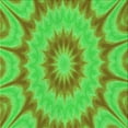 thumbnail image 1 of Ahgly Company Machine Washable Indoor Square Transitional Neon Green Area Rugs, 5' Square, 1 of 7