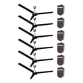 thumbnail image 1 of 6pzs Ventilador Industrial Techo Chocolate 65w 56puLG Myvent, 1 of 5