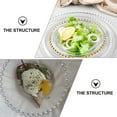thumbnail image 2 of MasteelfCA 1pcs Dessert Plate Fruit Plate Salad Plate Food Container Household Tableware, 2 of 7