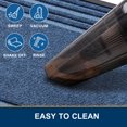 thumbnail image 6 of Buganda Heavy Duty Door Mats, Non Slip Waterproof Rubber Doormats for Outdoor and Indoor, Low Profile Dirt Trapper Entry Rugs, 24"x47", Light Blue, 6 of 8