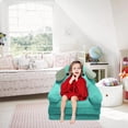 thumbnail image 4 of Códigos de promoción de regalos para hoy: Sofá plegable de felpa para niños, sillón con respaldo 2 en 1, sofá plegable para niños, sofá perezoso de dibujos animados, sofá cama abatible para niños,, 4 of 7
