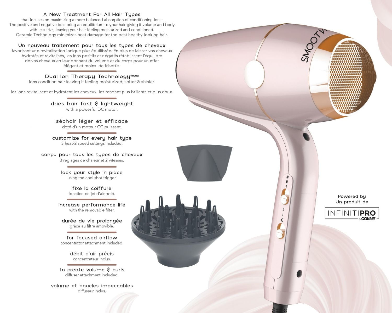 SmoothWrap™ Hair Dryer, Hair Dryer