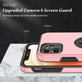 thumbnail image 3 of Entronix Case Designed for Apple iPhone 11 Heavy Duty Case with Built-in Kickstand, Dual Layer Protection with Rotating Holder Ring, Sturdy Case for Apple iPhone 11, Pink, 3 of 6