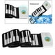 thumbnail image 5 of Piano Plegable Sunnimix Enrollar Teclado 49 Teclas Blanco y Negro, 5 of 8