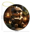 thumbnail image 3 of Ornament Cute Sloth Merry Christmas Christmas Bauble Cute Cartoon Bookworm Sloth Reading Books Christmas Xmas Tree Ornament Decoration Hanging Pendant Decor Funny Gifts for Women/Men, 3 of 6