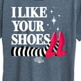 thumbnail image 3 of The Wizard Of Oz - I Like Your Shoes Ruby Slippers - Women's Short Sleeve Graphic T-Shirt, 3 of 5