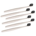 thumbnail image 2 of 10pcs Disposable Toothbrushes Bamboo Charcoal Soft Bristles Toothbrush for Hotel Travel Toiletry, 2 of 5