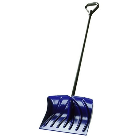 18 Inch Steel Snow - 18-Inch Poly Snow Shovel/Pusher