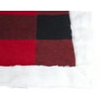 thumbnail image 4 of Unique Buffalo Plaid Red and Black with Faux Fur Border Design Placemat (White Fur Placemat 13"x19" Set of 4), 4 of 4