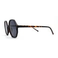 thumbnail image 2 of Mens Retro Squared Octagon Plastic Hippie Sunglasses Tortoise Black, 2 of 4