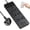 Black, variant on Power Adapter, 3000w Power Strip with 4 USB Ports (1 USB C), 6ft Extension Cord with International Outlets, 110-240v, European Travel Plug Adapter for Office Travel, Black
