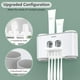 thumbnail image 4 of Soporte para cepillos de dientes con dispensador de pasta de dientes montado en la pared, 4 of 8