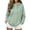6# Green, variant on Summer Sweatshirts For Women No Hood Lightweight Crewneck Shirt Long Sleeve Pullover Casual Hoodless Hoodie Blue M