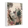 thumbnail image 4 of Stupell Industries Happy Lemur & Plants Animals & Insects Painting White Framed Art Print Wall Art, 11 x 14, 4 of 10