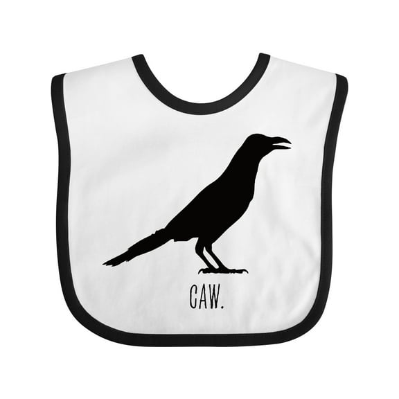 Inktastic Country Crow Caw. Silhouette Boys or Girls Baby Bib