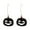 B, variant on Funny Halloween Bat Pumpkin Cat Exaggerated Earrings
