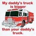 thumbnail image 2 of CafePress - My Daddys Truck Body Suit - Long Sleeve Cotton Baby Bodysuit, 2 of 4