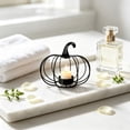 thumbnail image 6 of geerera Pumpkin Wire Candle Holder, Metal Tea Light Stand, Modern Fall Tabletop Decor for Thanksgiving, Halloween & Home Centerpiece, 6 of 6