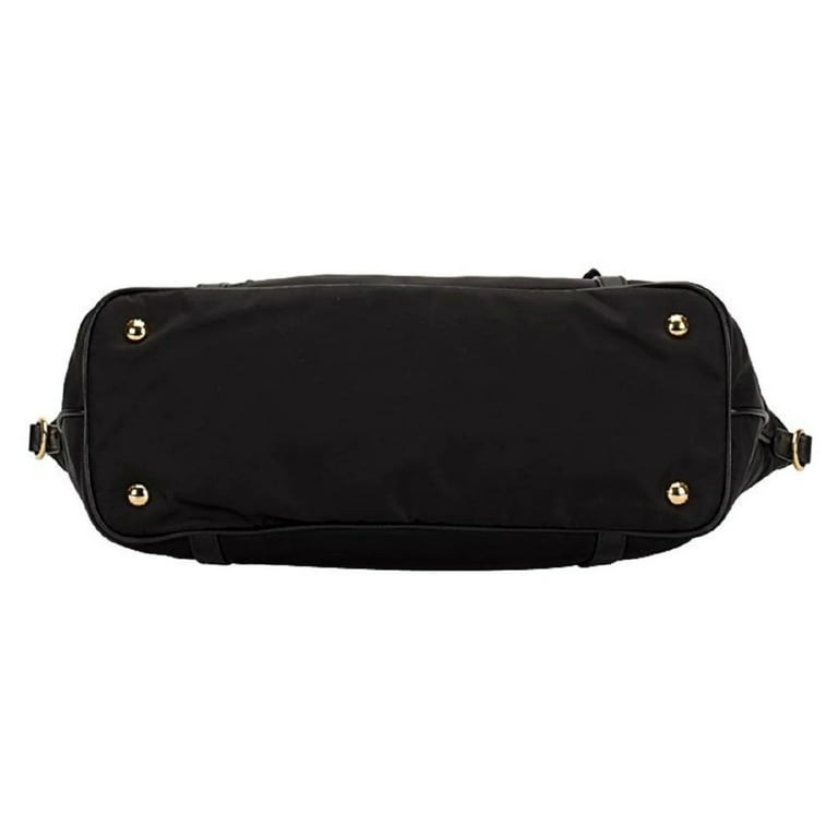 PRADA SAFFIANO CLUTCH - Black and Gold, Lightweight, Detachable