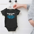 thumbnail image 5 of Don’t Look At Me Smell From Daddy Romper Boys or Girls Infant Baby Brisco Brands 12M, 5 of 6