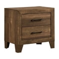 thumbnail image 2 of FOA Emerie 4pc Walnut Wood Bedroom Set - Full + Nightstand + Dresser + Mirror, 2 of 6
