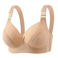 thumbnail image 2 of YHAJDS Women's Seamless Comfortable Daily Bra， Seamless Bra For Women Wireless Low Back Invisible Under Clothes, 2 of 5