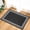 Black, variant on Beige Geometric Indoor Door Mat - 16"x24", Non-Slip Welcome Mat for Outdoor, Brown Greek Key Design Burlap Modern Art Front Doormat for Entry, Low-Profile Doormat Entrance Rug for Kitchen/Bathroom