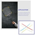 thumbnail image 4 of 4pcs Tennis Racket Vibration Absorbers Silicone Racket Dampeners Racket Damping Supplies for Gifts, 4 of 8