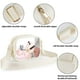 thumbnail image 5 of Bolsa transparente aprobada por el estadio KETIEE para mujer, color beige, 5 of 8