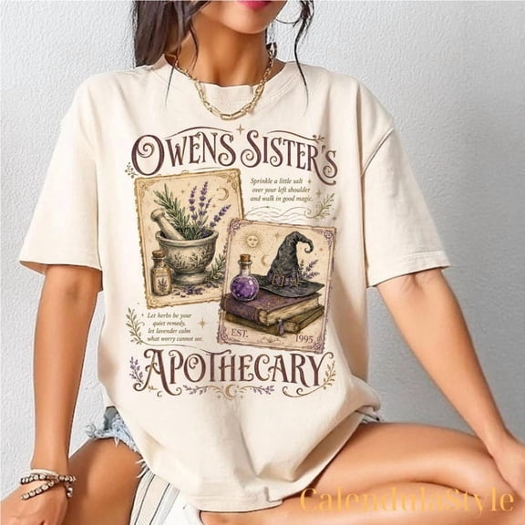 Owens Sisters Apothecary Halloween Shirt, Midnight Margaritas Witchy, Magic Practical Tee, Practical Magic Tee, Ownes Sister's Apothecary