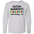 thumbnail image 3 of Inktastic Autism Awareness Understanding and Love with Puzzle Pieces Long Sleeve Youth T-Shirt, 3 of 5