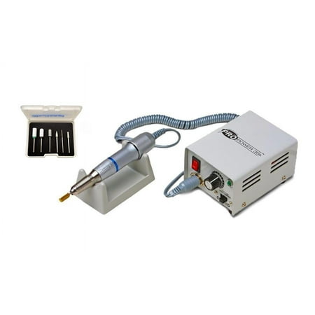 Medicool Pro Power 35k Electric File 35 000 RPM Professional Filing System with Manicure Pedicure Bit Kit 1 Bundle